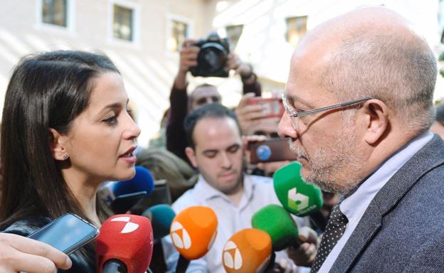 Arrimadas e Igea confrontan su modelo para reflotar Ciudadanos