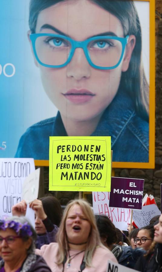 Manifestación en Ponferrada con motivo del Día Internacional de la Mujer