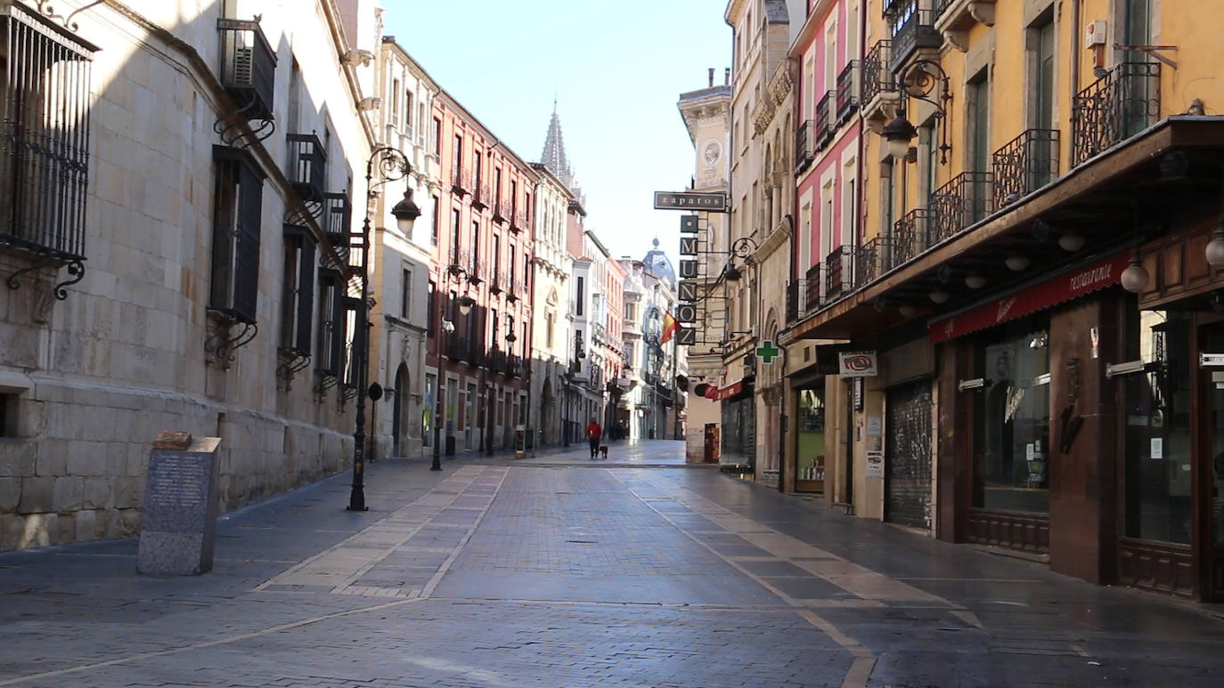 La ciudad ya empieza a asumir la nueva situación de aislamiento social que tendrá que vivir durante los próximos 15 días