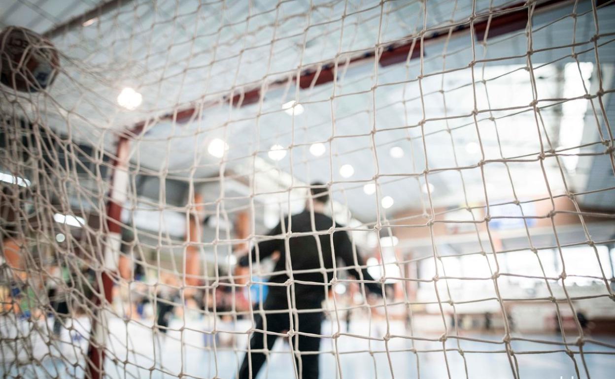 Partido de la Liga Sacyr Asobal.