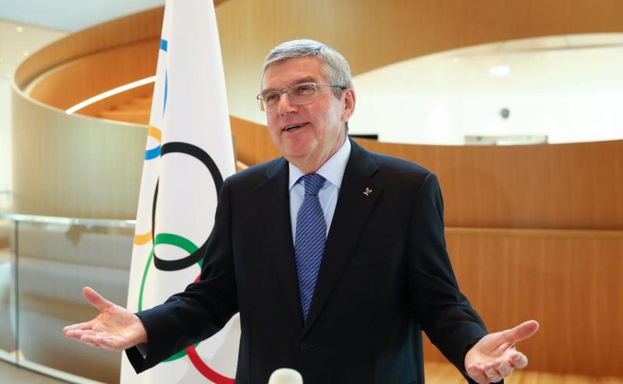 Thomas Bach, presidente del COI. 