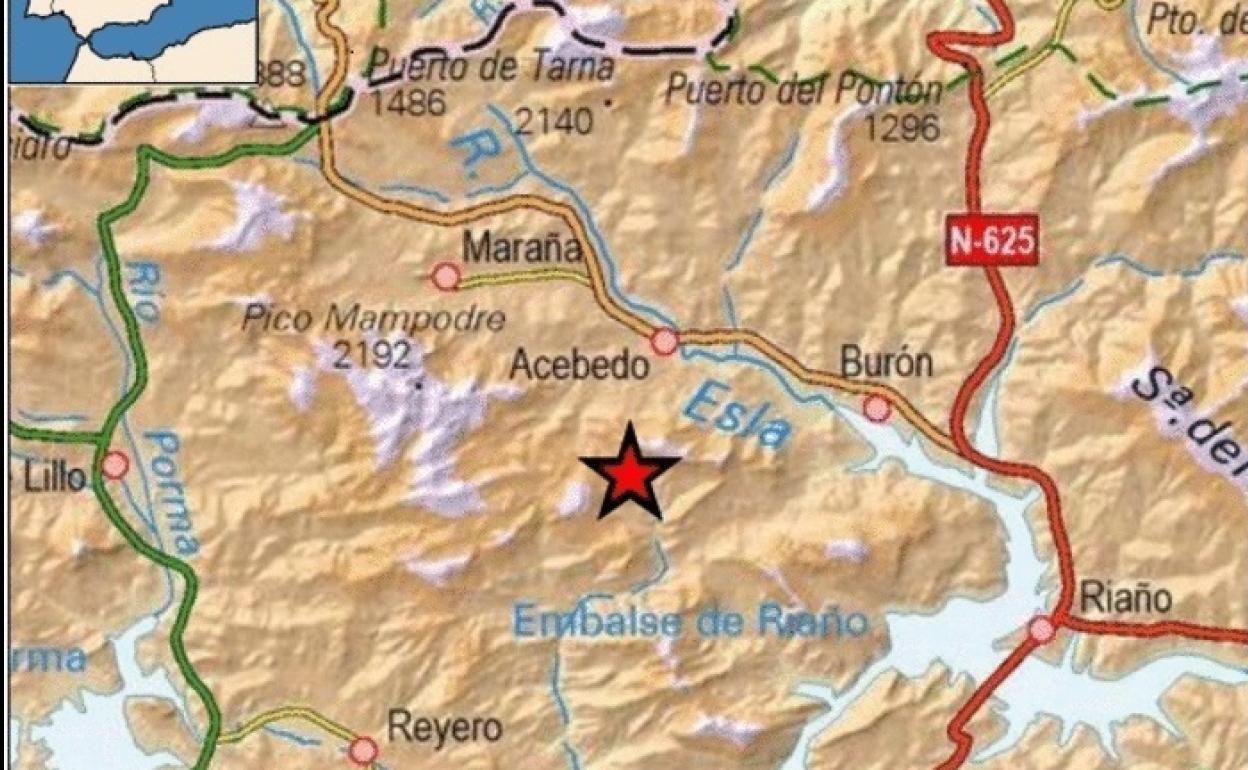 Un terremoto de 2,8 grados sacude a la localidad leonesa de Acebedo