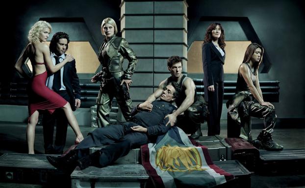 Imagen promocional de 'Battlestar Galactica'.