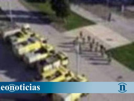 Personal de los servicios territoriales de Fomento y Medio Ambiente de la Delegación Territorial de la Junta en León reciben formación por parte de la UME para llevar a cabo tareas de limpieza de espacios abiertos donde haya carga viral significativa cuando lo requiera el Centro de Coordinación Operativa Integrado (Cecopi)