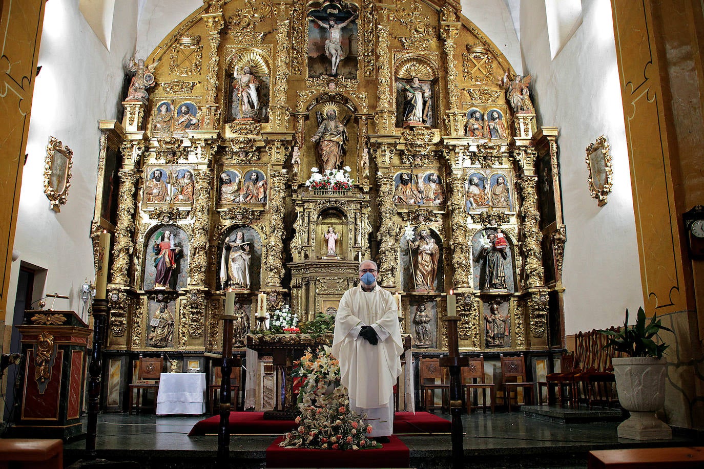 Fotos: Antonio Díez, párroco de Pobladura de Pelayo García