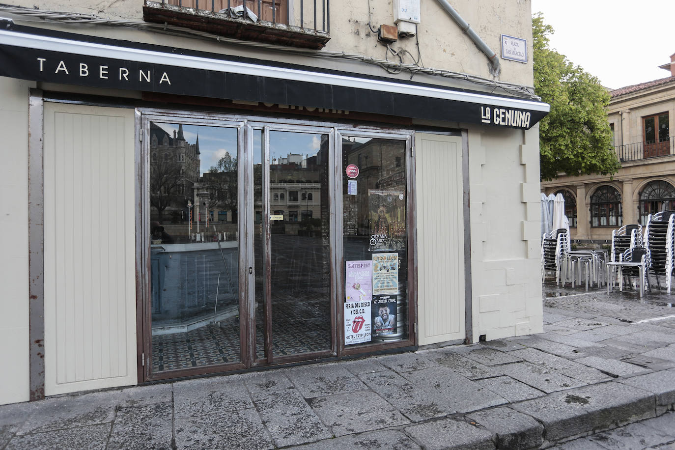 Fotos: Establecimientos de hostelería cerrados en León por el estado de alarma sanitaria