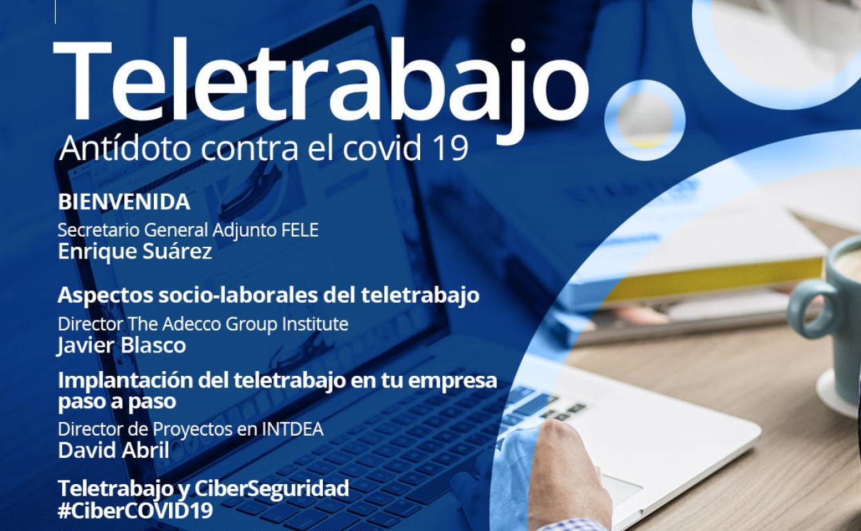 Fele organiza una nueva sesión informativa online sobre la gestión del teletrabajo