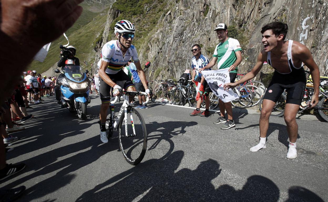 Imagen correspondiente a una etapa de la última edición del Tour de Francia. 