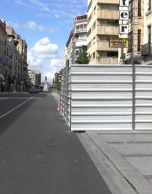 Imagen secundaria 2 - Obras en Ordoño II por la intervención en el parking.