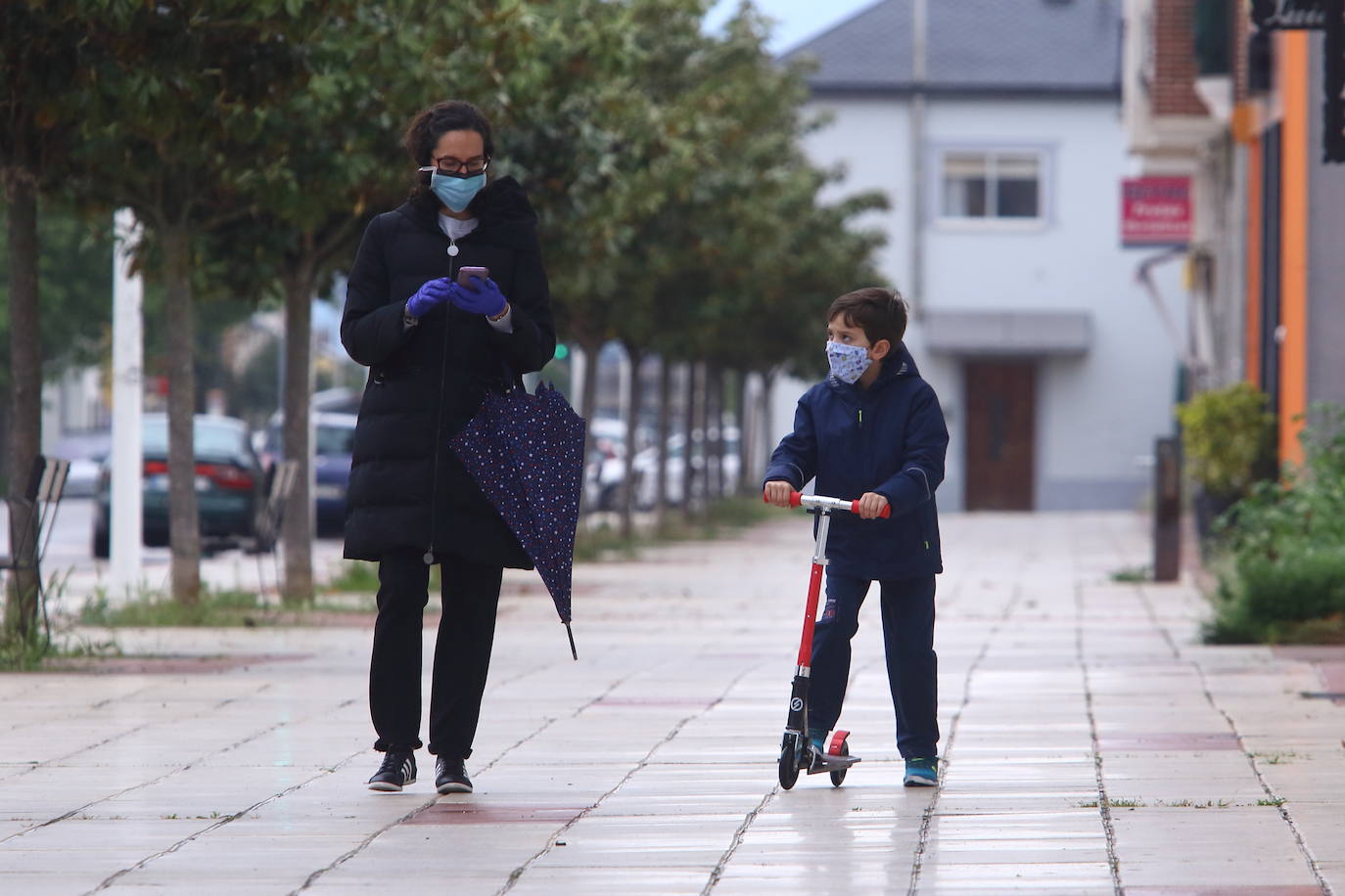 Fotos: Los niños salen a la calle en Ponferrada