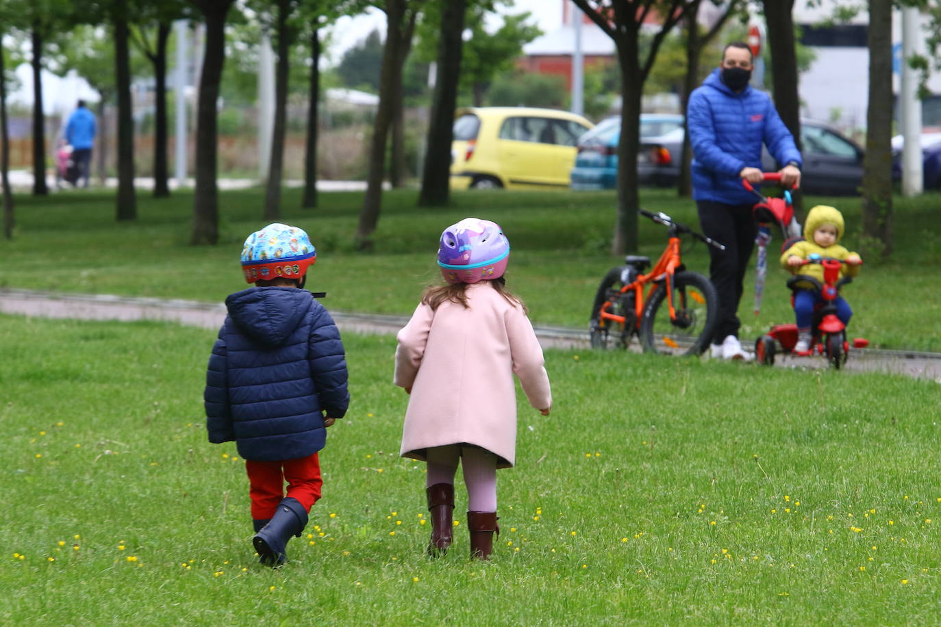 Fotos: Los niños salen a la calle en Ponferrada