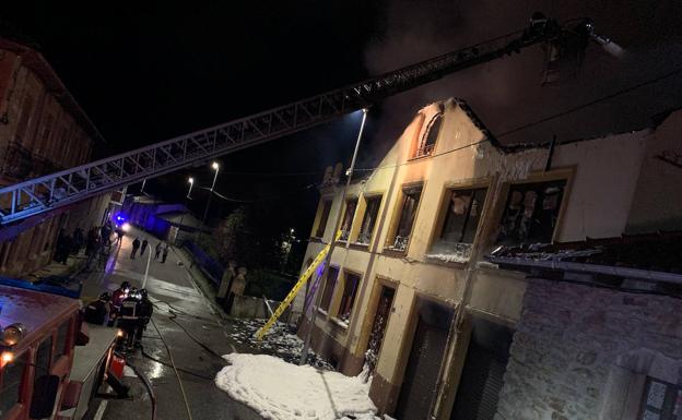 Intervención de Bomberos de León.