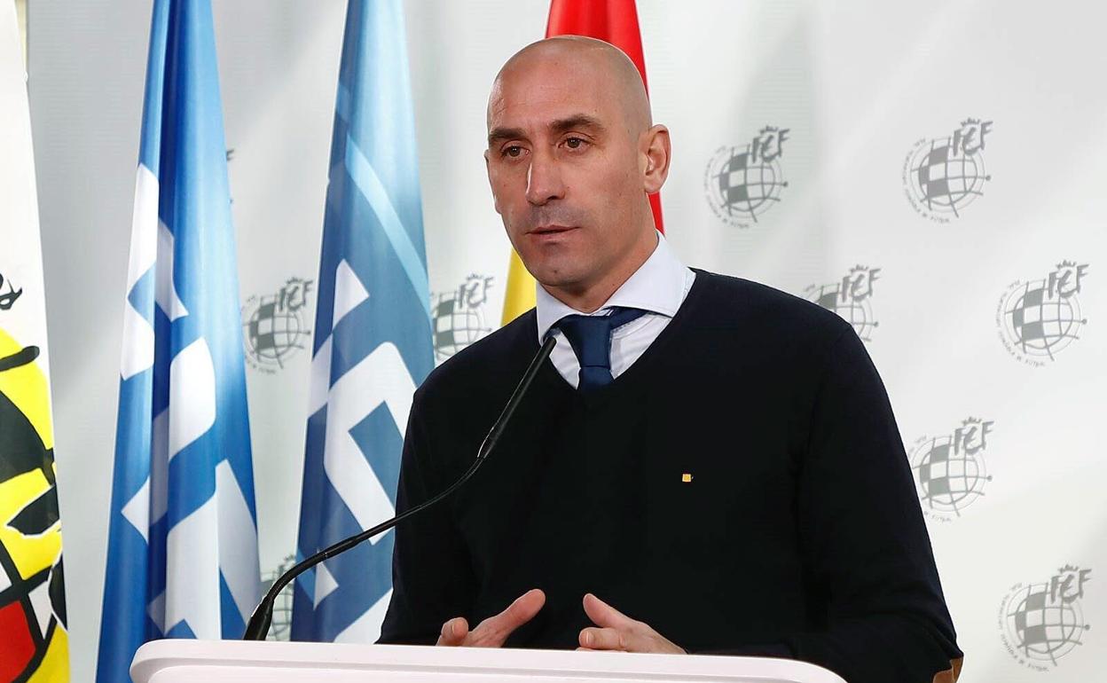 Luis Rubiales, presidente de la RFEF.