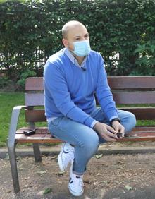 Imagen secundaria 2 - Varios momentos de la entrevista. 