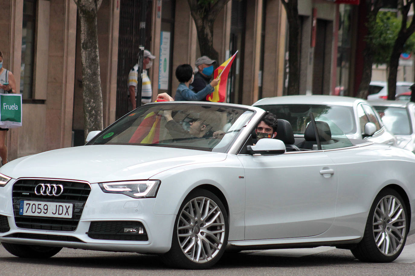 El fotoperiodista Peio García ofrece su visión de la marcha que ha recorrido León.