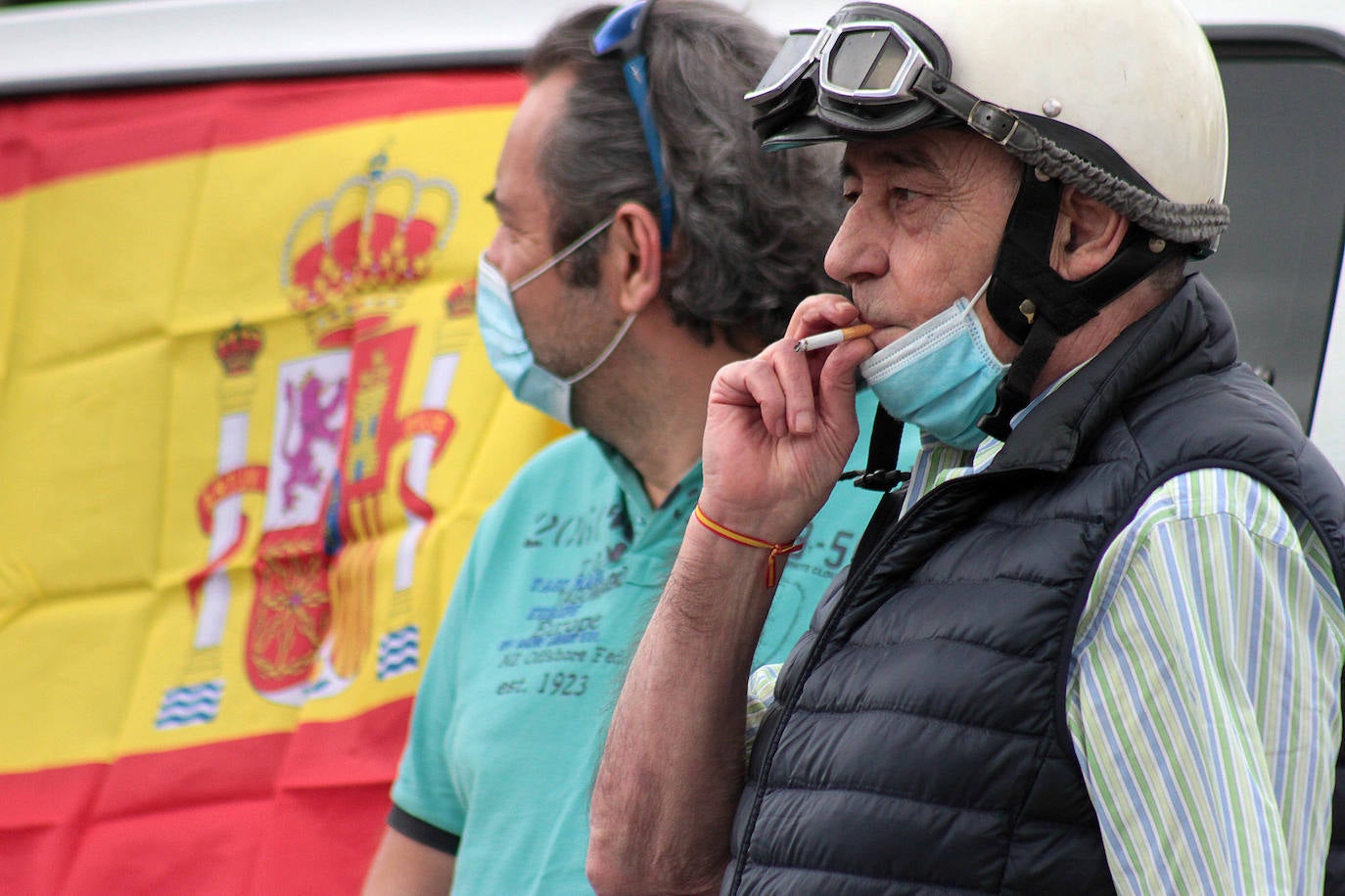 El fotoperiodista Peio García ofrece su visión de la marcha que ha recorrido León.