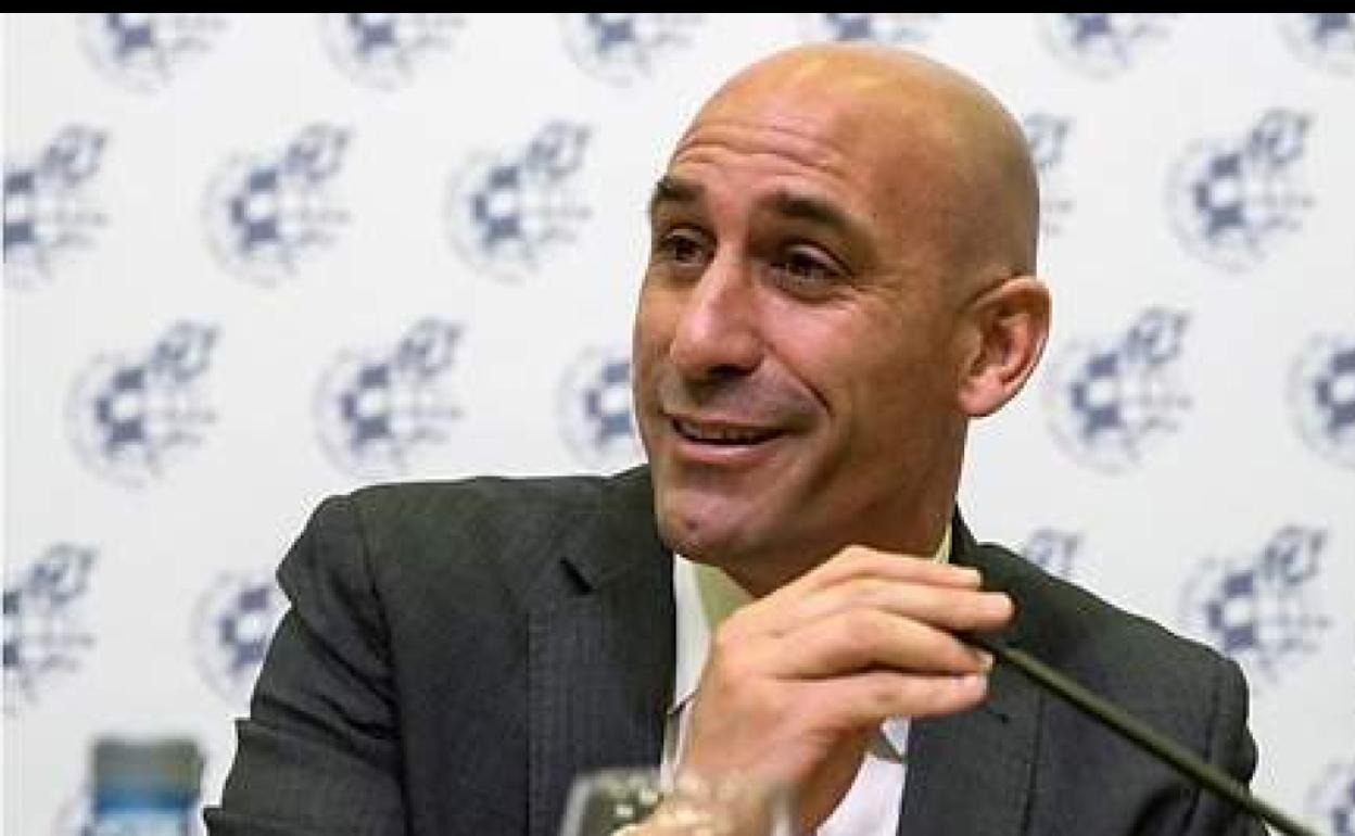 Luis Rubiales, presidente de la Federación Española de Fútbol. 