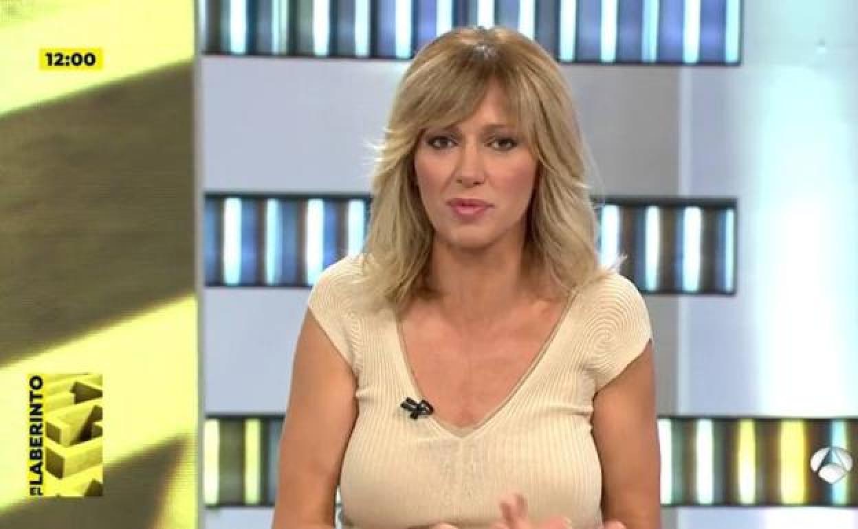 Susanna Griso en el plató de Espejo Público.