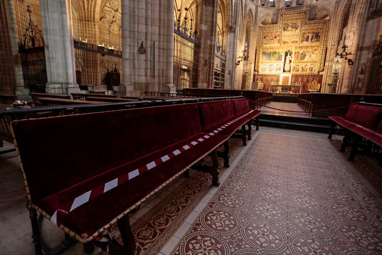 Apertura de la Catedral de León durante la Fase 1 del Estado de Alarma.