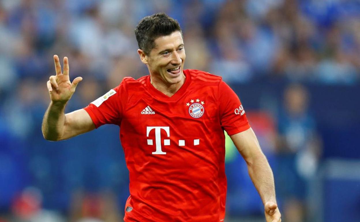 El polaco Robert Lewandowski, ariete del Bayern de Múnich. 