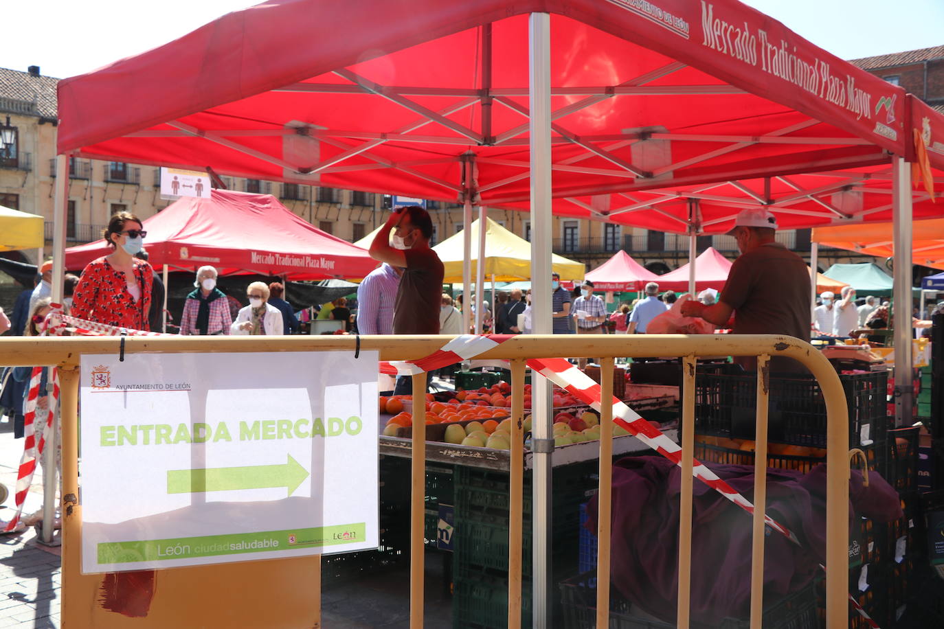 Fotos: Sábado de mercado en León