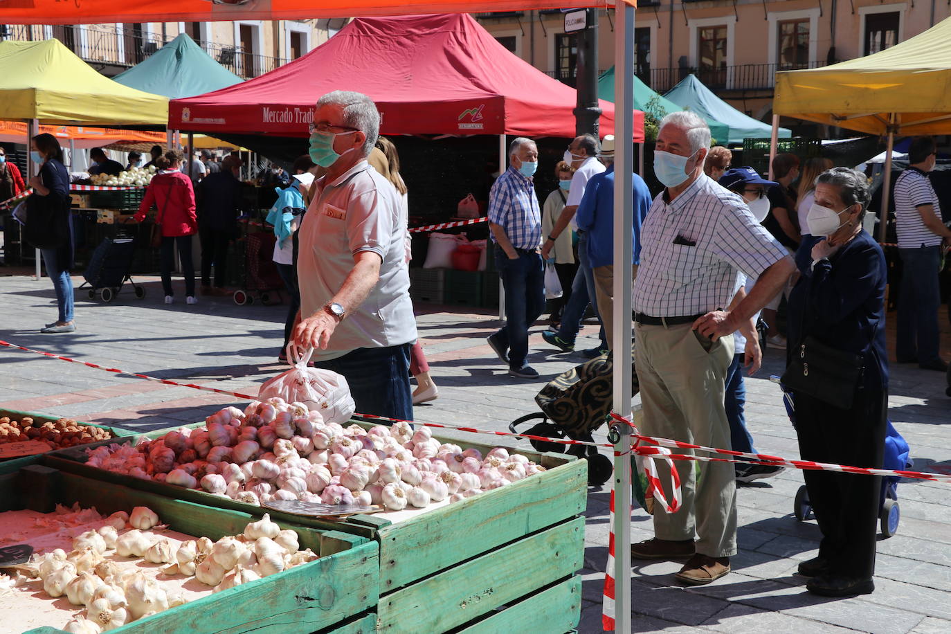 Fotos: Sábado de mercado en León