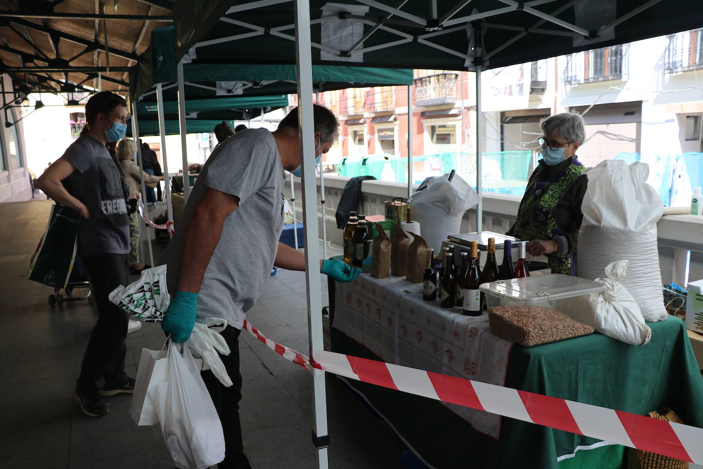 Fotos: Sábado de mercado en León