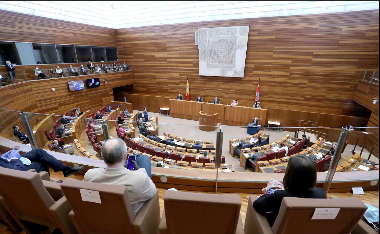 Vista del hemiciclo durante una sesión plenaria.