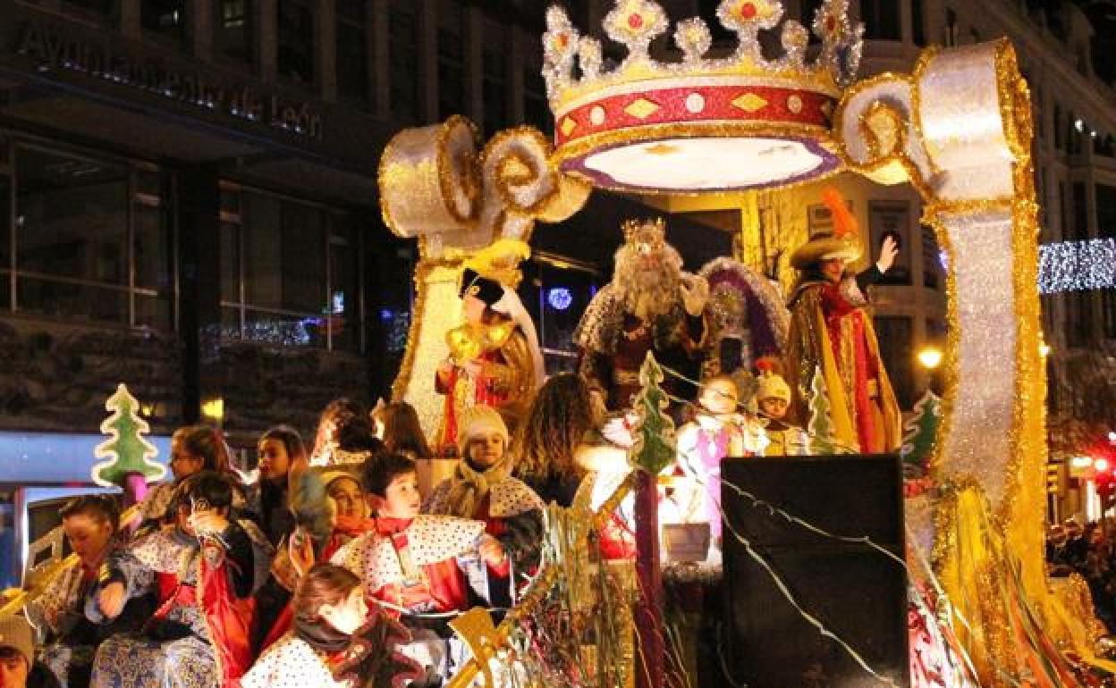 Cabalgata de los Reyes Magos de León.