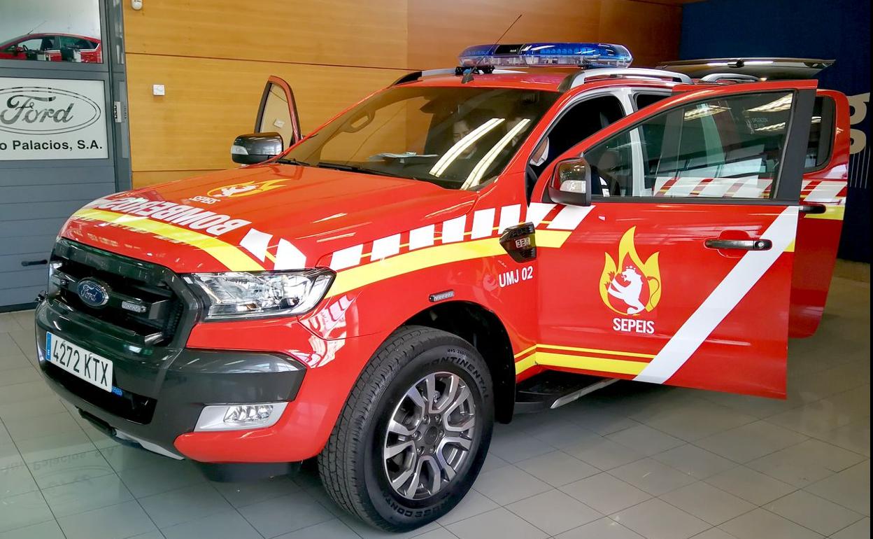 Uno de los vehículos entregados al Sepeis y que, por el momento, no pueden ser utilizados.