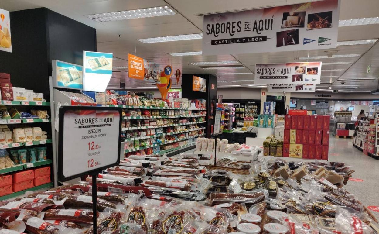 Promoción de El Corte Inglés, bajo el claim 'Sabores de aquí'