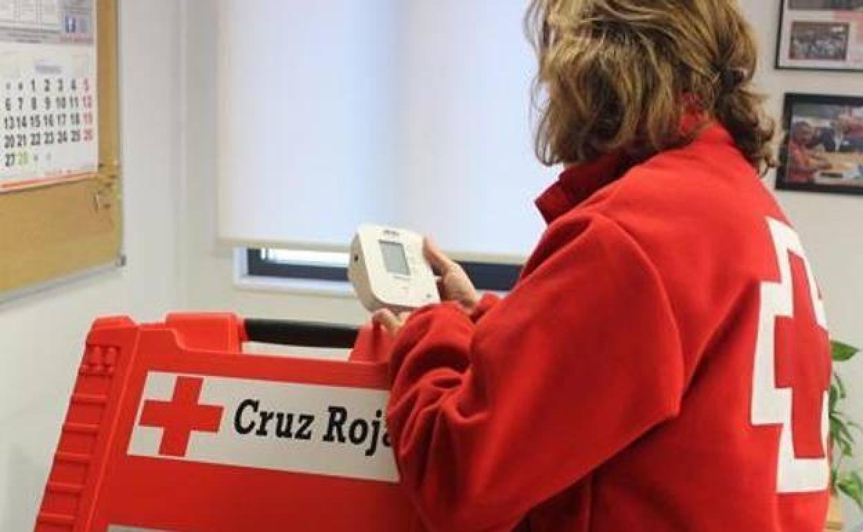 Voluntario de Cruz Roja.