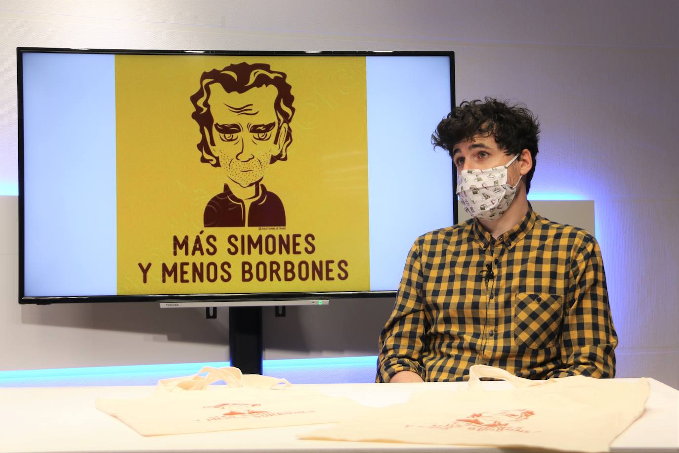 Un instante de la entrevista en leonoticias. 