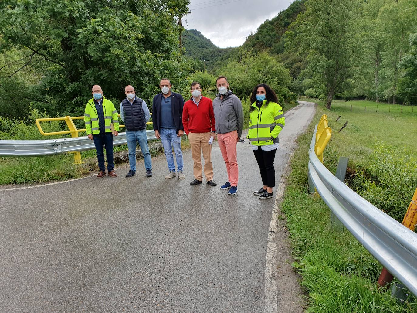 Uno de los puentes renovado.