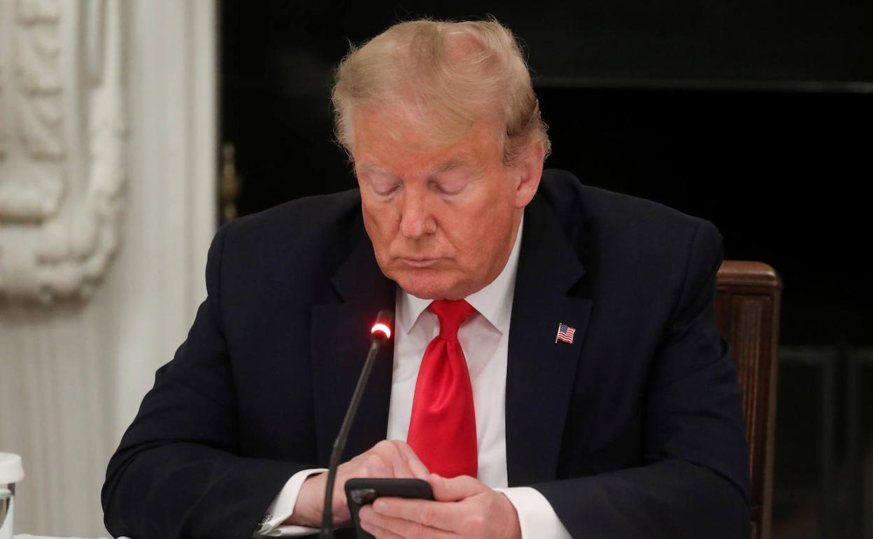 Donald Trump, durante un acto este jueves.