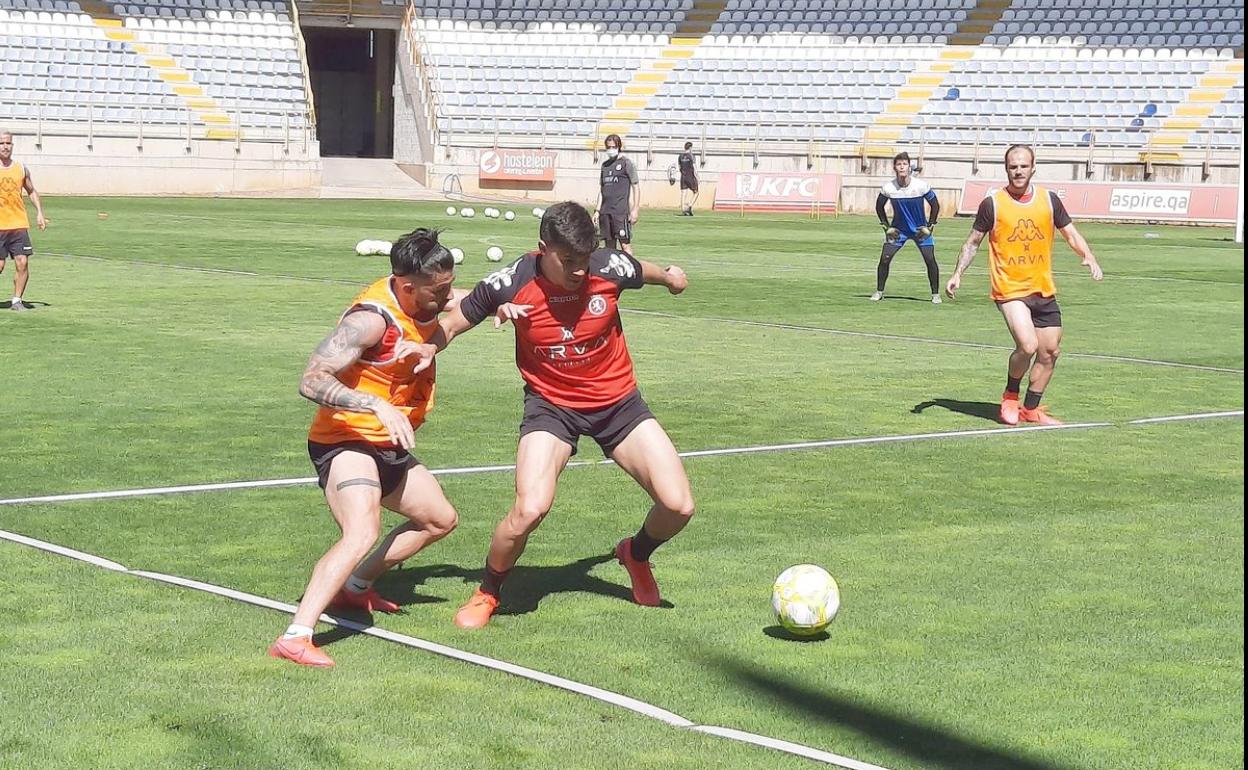 Entrenamiento de la Cultural este sábado.