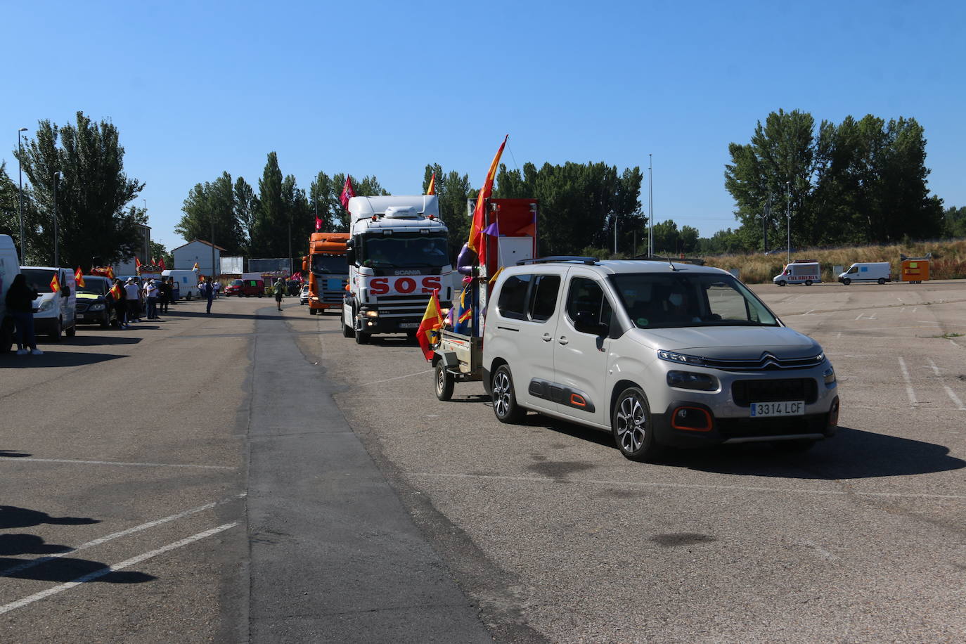 Fotos: Los feriantes leoneses salen a la calle para reclamar medidas