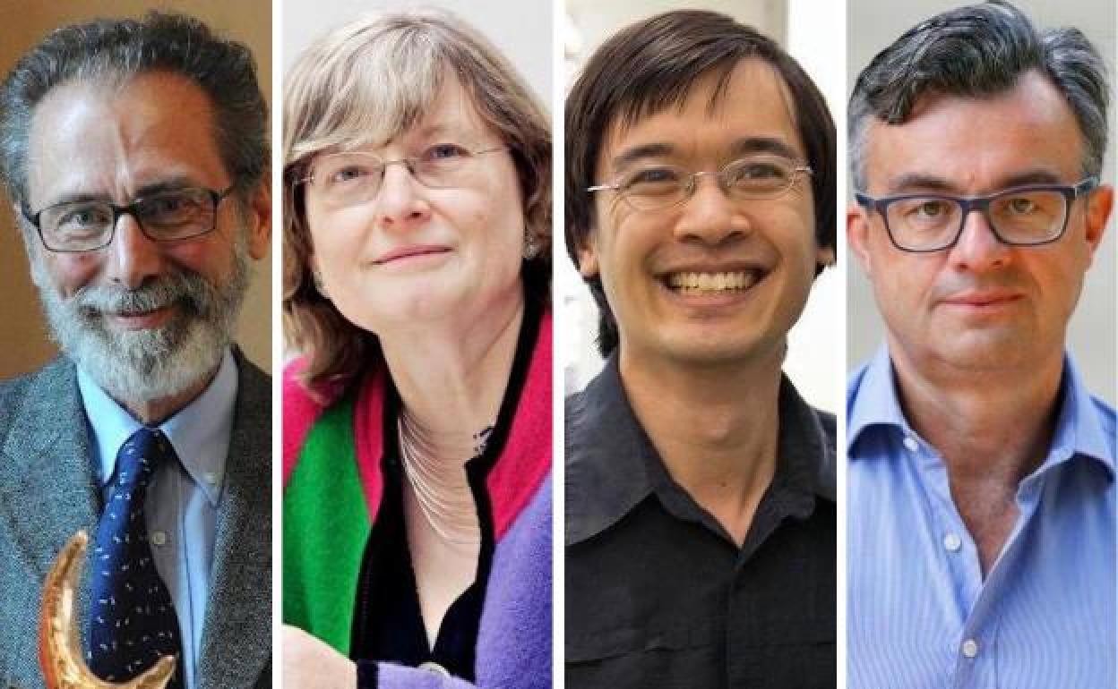 Yves Meyer, Ingrid Daubechies, Terence Tao y Emmanuel Candés, galardonados con el Premio Princesa de Asturias de Investigación Científica y Técnica 2020.