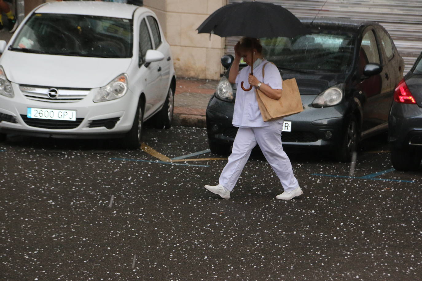 Fotos: Granizada en León