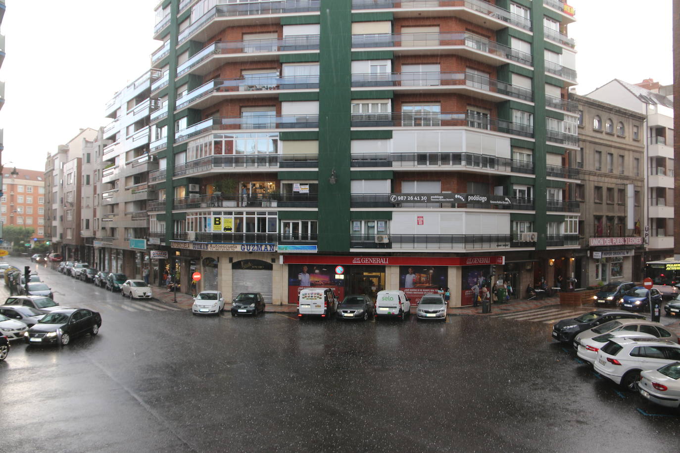 Fotos: Granizada en León