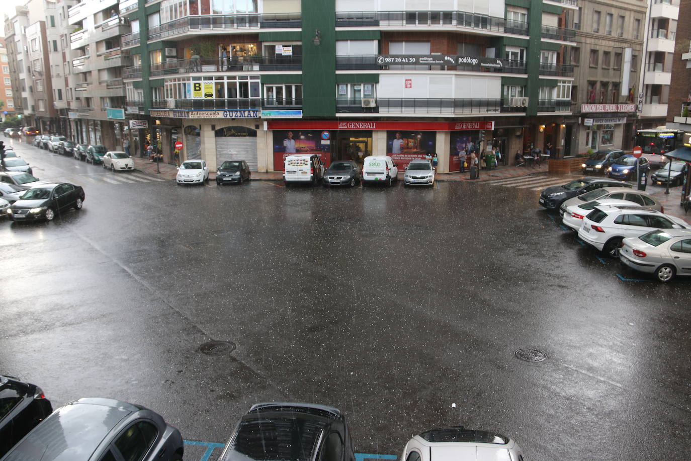 Fotos: Granizada en León