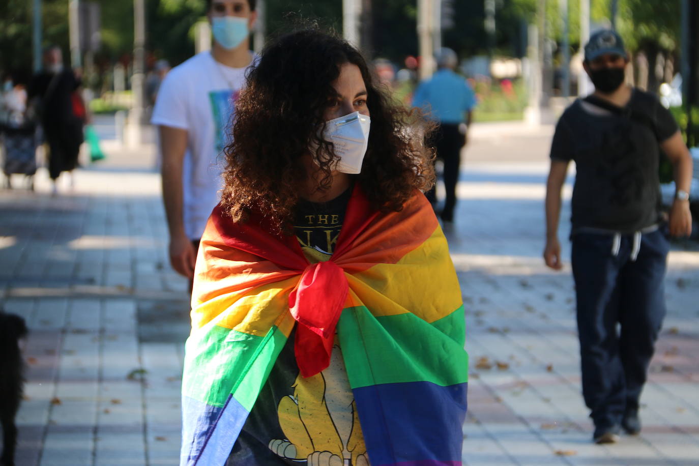 Algunos de los concentrados en el banco 'arco iris'