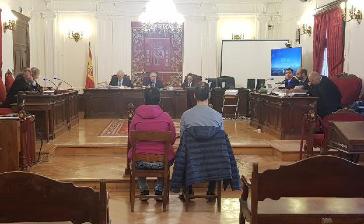 Imagen del juicio en la Audiencia de León.