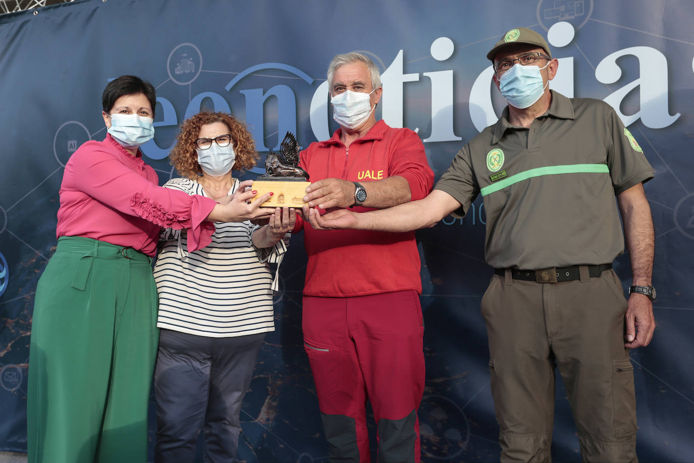 Leonoticias organiza el evento 'León con fuerza frente al COVID-19', durante el que se ha realizado un reconocimiento a las diferentes entidades que destacaron por su esfuerzo durante la crisis del coronavirus. 