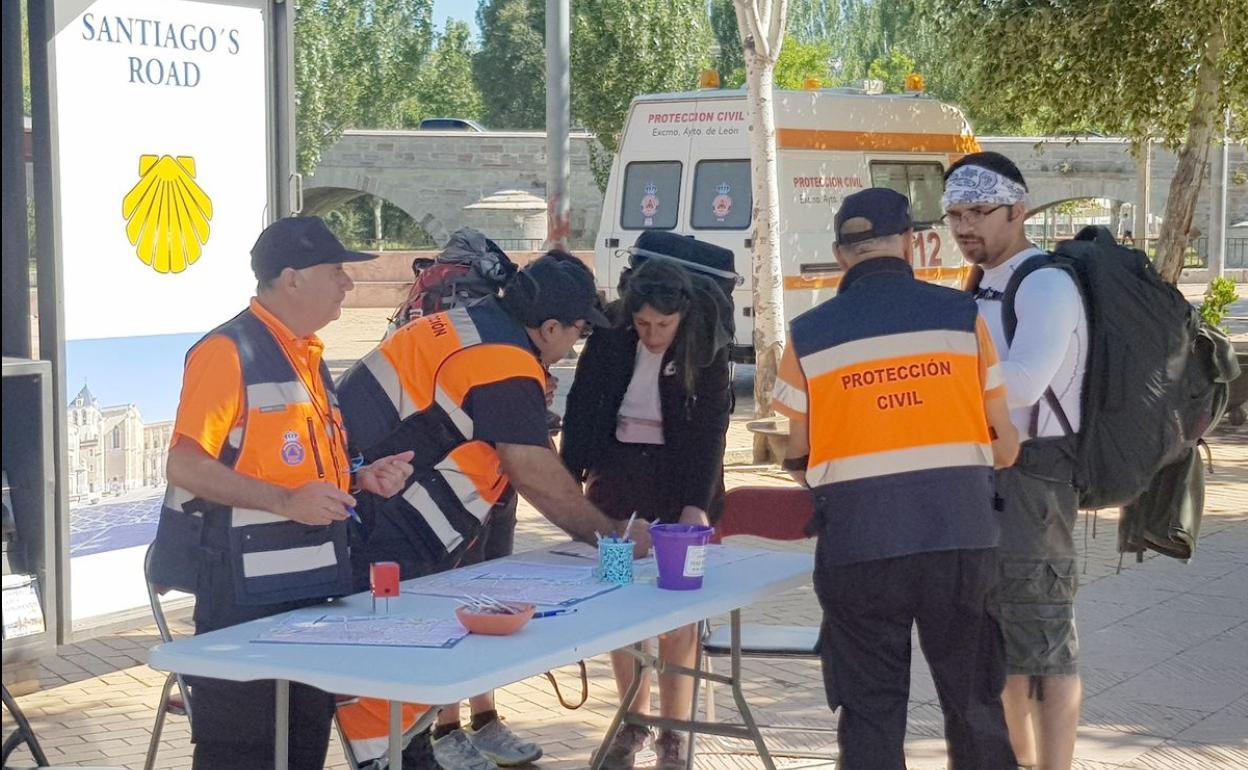 Punto de información al peregrino de Puente Castro