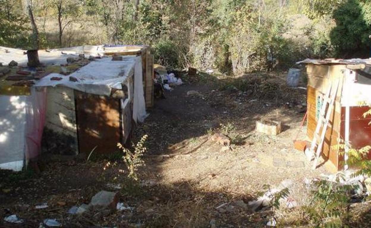 Un poblado de chabolas