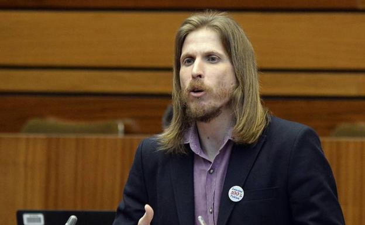 El líder de Podemos, Pablo Fernández
