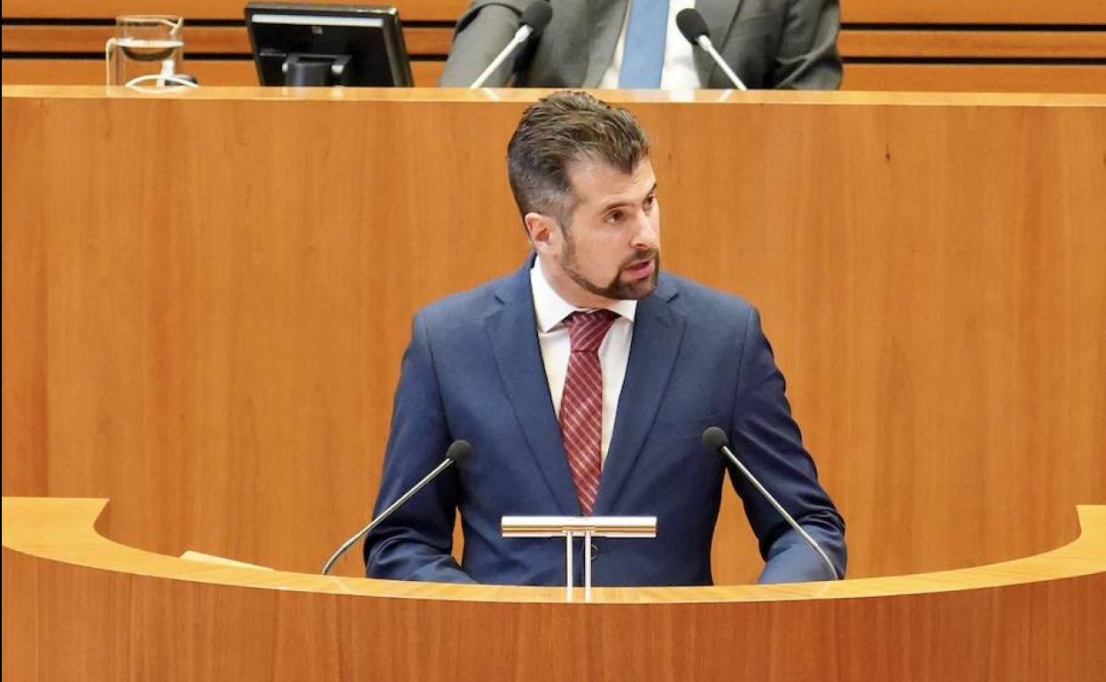 El secretario general del PSOE de Castilla y León, Luis Tudanca.