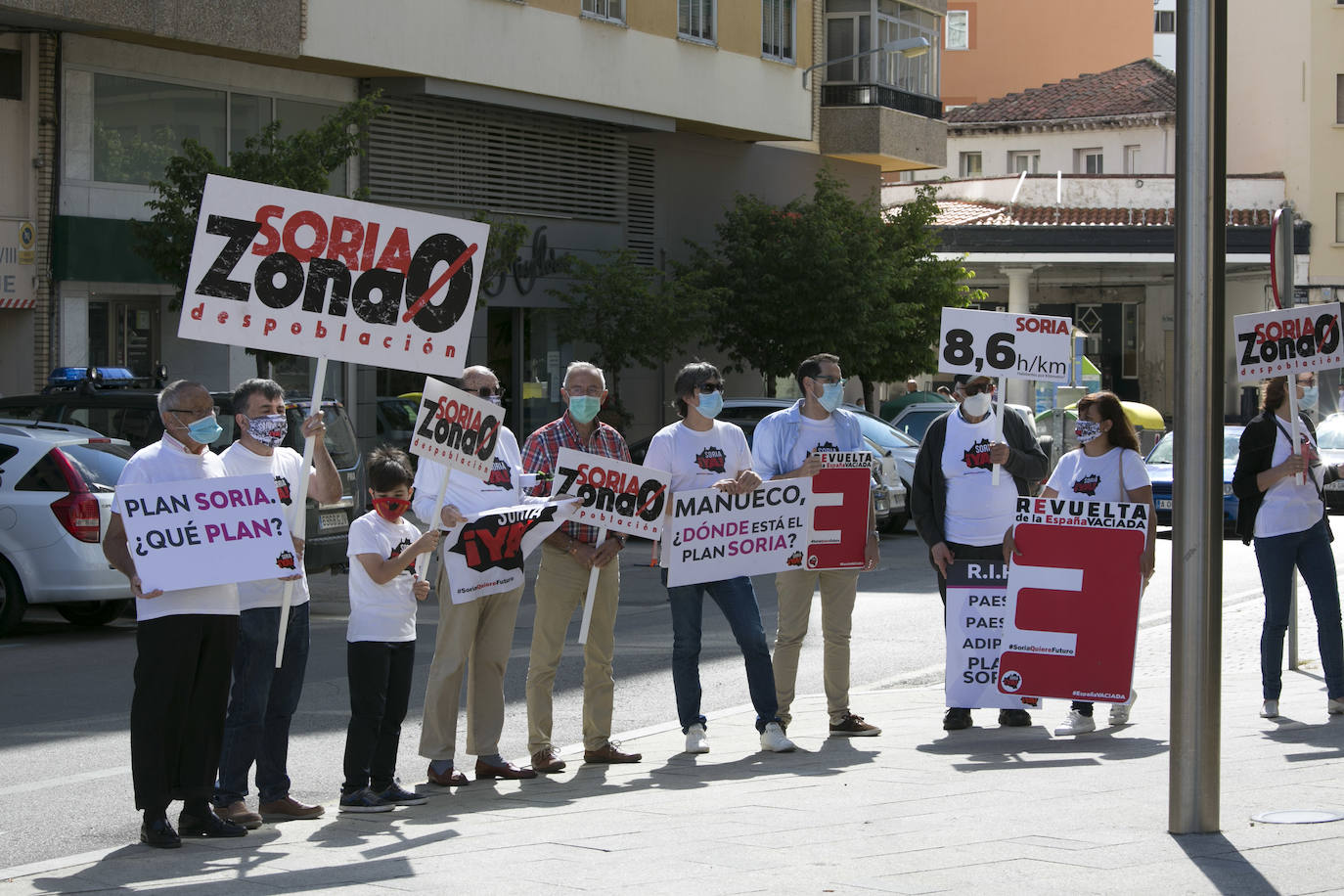Fotos: Cumbre de presidentes de Castilla y León, Castilla-La Mancha y Aragón sobre medidas contra la despoblación
