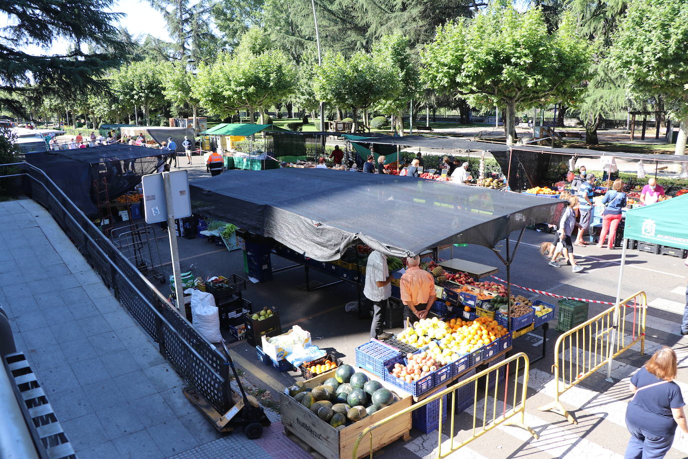 Decenas de leoneses se acercan a la nueva ubicación de este mercado en Papalaguinda.